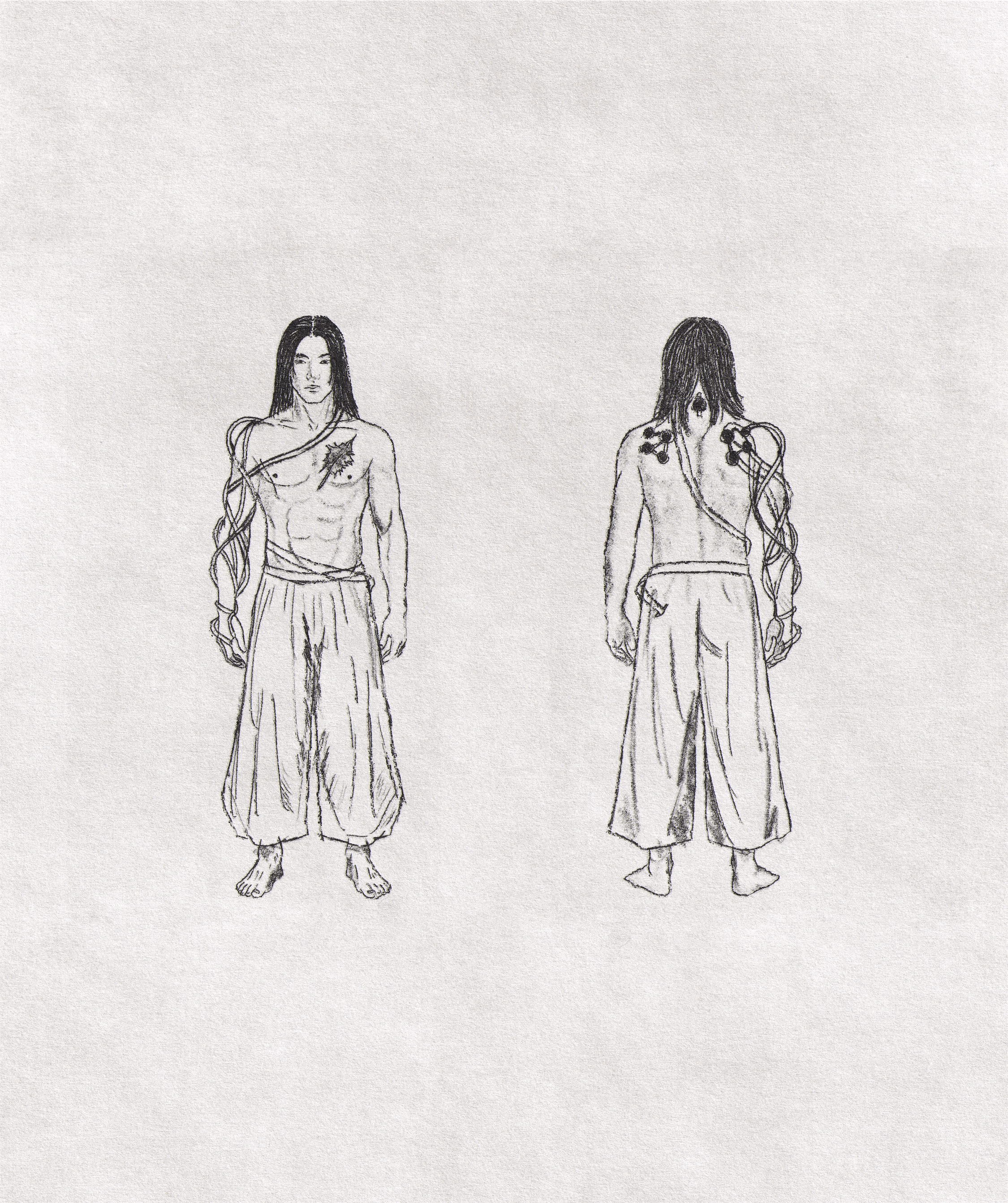 Resurgence — concept art, stylisme principal ink bleed